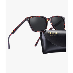 CARFIA Acetate Polarized Sunglasses for Women Small Face - AntiGlare UV400 Protection CA5354