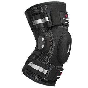 NEENCA Professional Knee Brace for Knee Pain, Adjustable Hinged Knee Support with Removable Side Stabilizers, Strong Stability for Joint Pain Relief, Arthritis, Meniscus Tear, ACL, PCL, Runner, Sports (Medium)