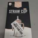 GROSMIMI Spill Proof no Spill Magic Sippy Cup with Straw with Handle for Baby and Toddlers, Customizable, PPSU, BPA Free 10 oz (Peach)