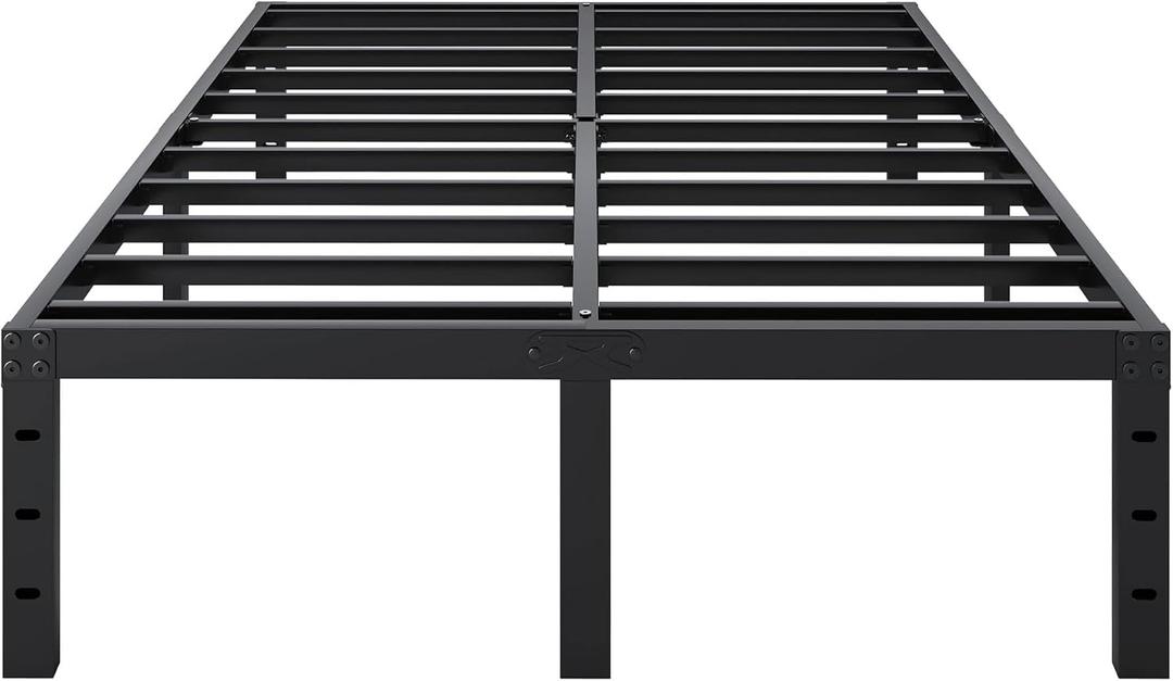 SHLAND Bed Frame Queen Size - 16 Inch Sturdy Platform Bed Frame No Box Spring Needed Heavy Duty Metal Queen Size Bed Frame, Easy Assembly, Strong Bearing Capacity, No Noise