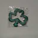 Roowest 12 Pcs Large St. Patrick's Day Shamrocks Ornament for Tree 3D Glitter Green Shamrock Hanging Ornament Wreath 5.9 Inch DIY Wreath for Irish Festival Front Door Tree Home Wall Window Decor