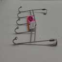 Spectrum Diversified Duchess 5-Hook Rack Over-The-Door, Satin Nickel