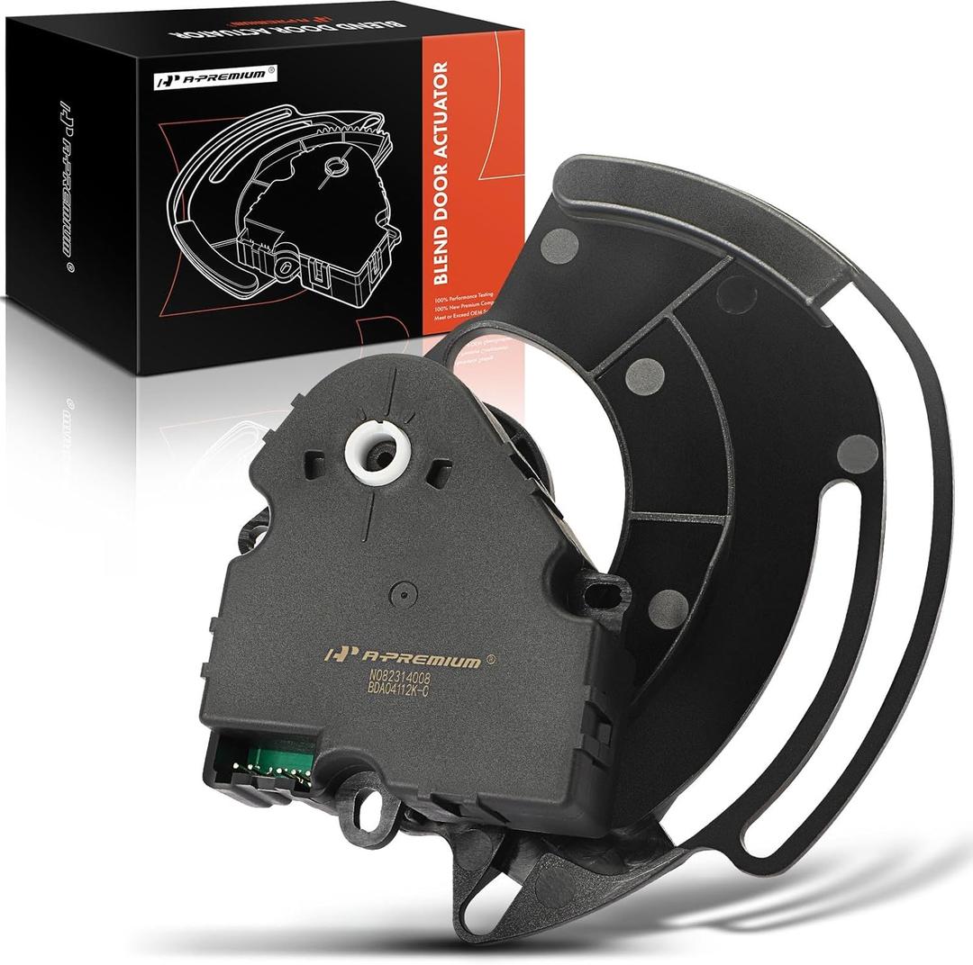 A-Premium HVAC Blend Door Actuator - Compatible with Chevy, GMC, Cadillac & Hummer Models - 2003-2014 Escalade Avalanche Silverado 1500 2500 Suburban Tahoe Sierra Yukon H2