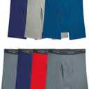 Fruit of the Loom Men's Cool zone Boxer Briefs, Moisture Wicking & Breathable, Assorted Color 7 packs (Medium)