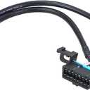 Universal OBD2 16 Pin Splitter Y Open Cable Male to Two Female Cable J1962 OBD II 1 Male to 2 Female Connector with Underdash Mount Bracket 30cm/12 inch