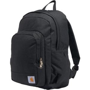 Carhartt 25L Classic Laptop Backpack, Durable Water-Resistant Pack W/ 15" Laptop Sleeve and Multiple Organizational Compartments, Black