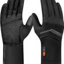 Royalrose Heated Gloves Liners for Men Women, Rechargeable Waterproof Winter Thin Heated Work Gloves with Arthritis Raynaud's Relief for Ski Golf Hiking Driving, XS