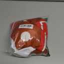 4pcs Gingerbread Man Costume, Gingerbread Costume Women with Poncho Hat Socks and Candy Bar for Christmas Party