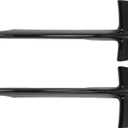 2Pcs Black Front Driver and Passenger Side Bumper Grille Molding for BMW | for BMW X5 F15 2014-2017