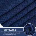 hyha Waterproof Couch Cushion Covers, Wear Resistant Couch Cover, Anti Slip Sofa Slipcovers Washable, Soft Thick Jacquard Furniture Protector for Pets Dog (3 Packs, Navy)