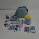 Play Purse for Little Girl, Princess Frozen Toy Purse with Accessories, Pretend Makeup Set, Handbag, Wallet, Water Bottle, Birthday Toy for Girl 3 4 5 6 7 8 Year Old