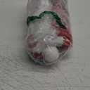 jabrand 4pcs Christmas Chair Covers, Red Chair Back Cover Fabrics Santa Claus Hat Slipcover for Xmas Decor Dining Room Holiday