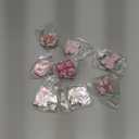 BEEFLYING 6Pcs Cute Nurse Badge Reels Pink Bowknot Nurse ID Card Retractable Badge Holder with Alligator Clip for Office School Hospital Teacher Nursing Name Tag Card