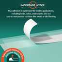 MILDPLUS Bed Pads with Adhesive Strips 30''X36'', 30 Count Chucks Disposable Underpads Extra Large Thicker Incontinence Pads for Unisex Adult, Senior, Kids and Pet (with Adhesive )