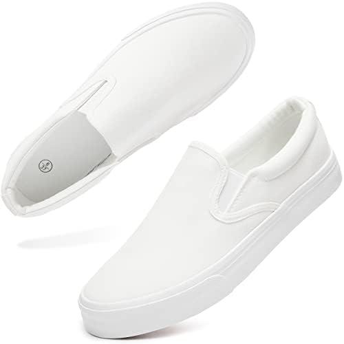 Women's Slip on Shoes Canvas Sneakers Loafers Non Slip Shoes Low Top Casual Shoes ( 7/38 )
