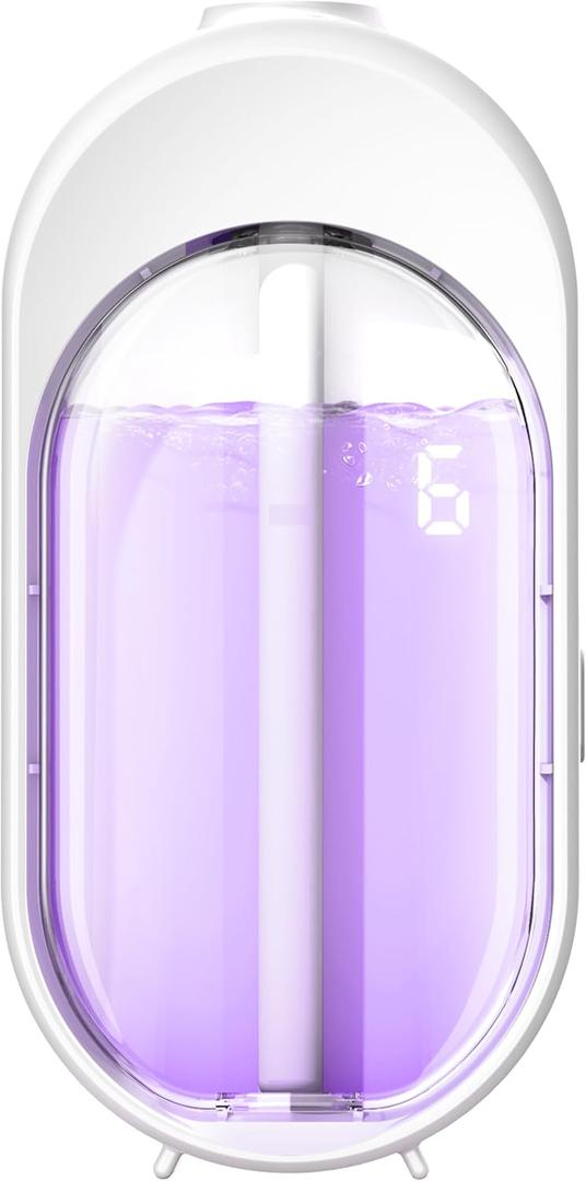 Nimin 6-Speed Aromatherapy Diffuser - Waterless & Cordless Essential Oil Air Freshener for Home, 50ml Portable Oil Diffuser, Ultra Quiet for Office Bedroom Wall Desktop