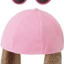 2 x Adult Women Kids Girls Dog Hero Police Cap With Ears Pink Steampunk Goggles For Book Day Dress Up Accessories