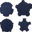 Pack of 4 Cabinet Scraper Card Set (4, 2Concave+2Convex)