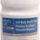 Artist's Loft Soft Body Acrylic Paint, 32 White (Pack 1)