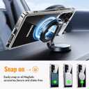 Oterkin Magnetic for Samsung Galaxy S25 Ultra Case Clear [Compatible with MagSafe][Anti-Yellowing][Built-in 4 Airbags][Military Grade Protection][Shockproof Slim] S25 Ultra Phone Case (Clear)