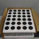 Encheng 8 oz Glass Bottles,Reusable Glass Water Bottle With Airtight Lids,Vintage Drinking Jars for Smoothies, Kombucha,Tea,Juicing Bottles Beverage Milk Bottle With Caps,Liquid Storage Jars 30pack (Black)