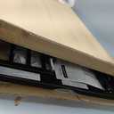 Lumizone Extra Tall Cat Gate 55.12" High Pressure Mounted Extra Wide 2025 New (17 Sizes) 1.37" Gap No Drilling Auto-Close One-Handed Operation Tall Pet Gate for Dogs(Black, 55.12" H x 29.92"-34.24" W)