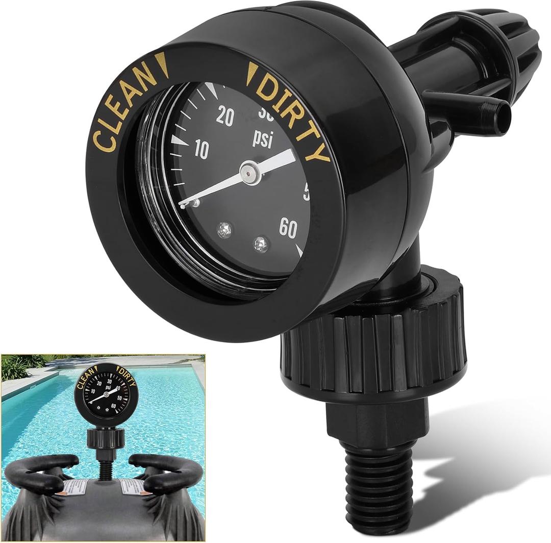 Saranna R0357200 Air Gauge Release Valve Assembly Replacement for Zodiac Jandy Pool and Spa Filters Compatible with CV, CL, DEV, DEL, JS Series