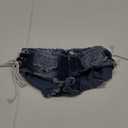Mini Jean Shorts Cut Off Sexy Jean Shorts Micro Shorts Sexy Short Shorts for Women Lingerie Denim Shorts Hot Pants (Small, Blue)