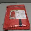 ZOBER Upright Christmas Tree Storage Bag With Drawstring Hem- Fits 7.5 Ft Trees - Oxford Waterproof Fabric Christmas Tree Bag For Storage Box For Xmas - Strong, Durable Straps & Handles - Red