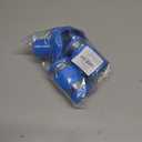 BOXOB 8pcs Pool Vacuum Hose Adapter Kit, Blue Pool Skimmer Hose Connector Fittings with Clamps Parts Compatible with Intex Above Ground Swimming Pool Pumps Accessories