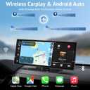 11.26" CarPlay Screen for Car, Built-in N-etflix/YouTube/TikTok, Car Stereo for Apple CarPlay & Android Auto Touchscreen, Voice Control, OTA Update, 1080P Backup Camera Fits All Vehicles