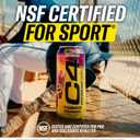 C4 Performance Energy Drink, Cherry Popsicle, Zero Sugar Carbonated Preworkout Energy, 200mg Caffeine with Beta Alanine, 16 Fl Oz (12 Pack) (EXP 04/30/27)
