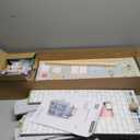 Giant bean Large Pink Wooden Dollhouse with Furniture for Girls with Doorbell, Light,Elevator, 6 Rooms 2.6ft High,15 Pcs Furniture & 3 Dolls, Kids Playhouse Toy for Girls 3-7+, 31.5" x 25" x 12.2"