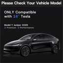 16 inch Screen Protector for 2026 Tesla Model Y Juniper (Premium & Performance), [9H & Anti-Glare/Fingerprint] Front Back Tempered Glass Screen Protector for Tesla Model Y Accessories -Matte