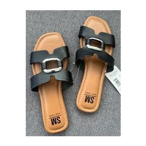 SMNY Black Slippers 8