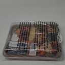 FARBERWARE Build-A-Board Acacia Cutting Board with Built-in Storage Compartments, Clear Locking Lid & White Handles, Great for Charcuterie & Snacks