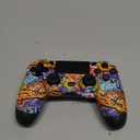 TIANHOO Wireless Controller Compatible with PS4/Pro/Slim, with Vibration Feedback, Motion Sensing, Touchpad, Light Bar, Share, Speaker, 3.5mm Headphone Jack (Graffiti)