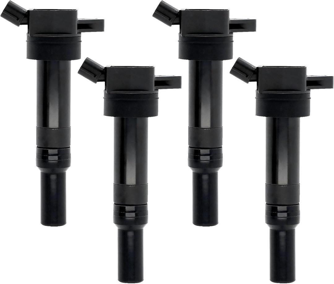 Ignition Coil Pack Compatible with L4 1.8 2.0 2011 2012 2013 2014 2015 2016 Hyundai Elantra, 2014-2016 Kia Forte, Kia Soul, 2014-2017 Elantra Tucson, UF651 27300-2e000 5c1861, Set of 4