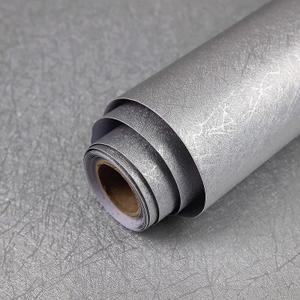 Abyssaly Silver Grey Peel and Stick Wallpaper, Embossed Self Adhesive Gray Contact Paper, Removable Home Decoration Wallpaper Covering for Bedroom Countertop 15.7 Inch X 984.2 Inch