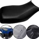 G-PLUS Seat Cover Compatible with Yamaha Grizzly 700 2007 2008 2009 2010 2011 Seat Protector Cover Black Leather