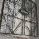 Mxfurhawa Laundry Hamper,Collapsible Laundry Basket Large Capacity Metal Laundry Hamper with Removable Liner, Rolling Wheels and Collapsible Design for Clothes Storage and Organization (210L BLACK)