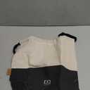 monbento - Lunch Bag MB Pochette L Natural Onyx - Polyester and Cotton Large Lunch Tote - For Work Lunch Packing - Can Contain a Bento Box + a Bottle + a Cutlery Set - Cream & Black