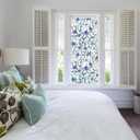 SOMWISE Frosted Glass Window Film, Heat Insulation, UV Block, Anti-Glare, One Way Privacy Tint, Static Cling for Home Bathroom Door, Renter Friendly, Day & Night Privacy, 35*78.5  