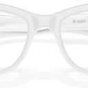 Swarovski Women's Sk2022f Low Bridge Fit Square Prescription Eyewear Frames (Opal White/Demo Lens)