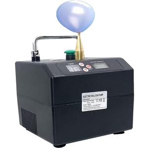 Electric Air Inflator Digital Timer Electric Balloon Inflator Machine, Portable Balloon Pump Professional Automatic Modeling Balloon Blower Pump for for Decoration, Party, Sport,Gifts