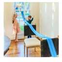 FlexTrack 5000 Flexible Race Car Track for Kids Toy with Suction Cups Compatible with Hot Wheels and Diecast 1/64th Cars and More 15 Feet Long Rolls Up Portable Racetrack (Daytona Blue)