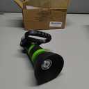 GREEN MOUNT GSFNG98 Garden Hose Nozzle, Fireman's Hose Heavy Duty Nozzle, Premium Constructed Sprayer with Ergonomic Handle for Arthritis