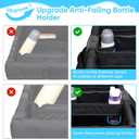 Stroller Snack Tray with Anti-Falling Bottle Holders for Wonderfold Wagon,Waterproof Faux Leather Interior,Easy to Install and Remove (W4)