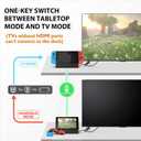SIWIQU TV Dock Station for Nintendo Switch/Switch OLED, Portable TV Docking Station Replacement with 4K HDMI Adapter/Type C Port/USB Port for Official Nintendo Switch (for Switch/OLED)