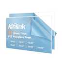 KINLINK 24x36 Plexiglass Sheets 1/8 inch Thick, 3mm Clear PET Large Acrylic Sheets Plastic Sheet for DIY Project, Craft, Table top, Picture Frame, Acrylic Sign and Wedding Invitation 2 Pack